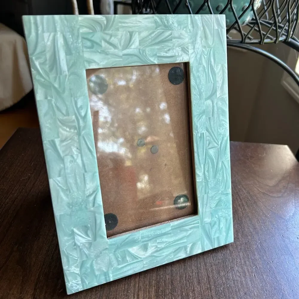 Blue Mother of Pearl Frame | 4x6